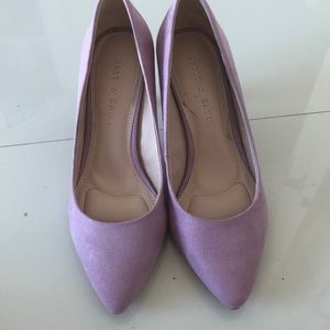 Size 8 purple heels Kelly and Katie